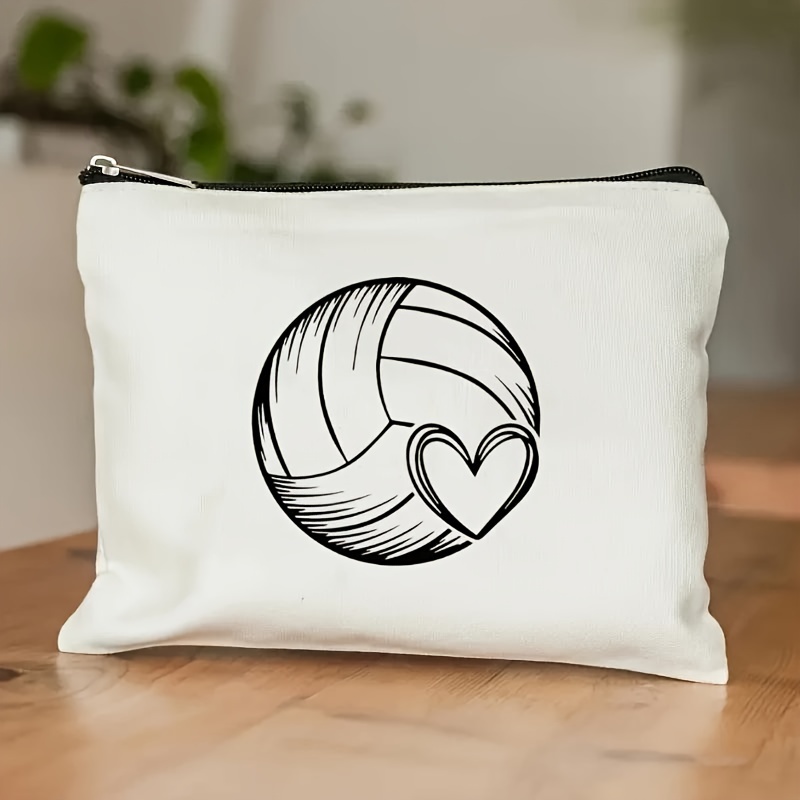 Women Bags In Amazon - Een make-uptasje met volleybalthema - schattig