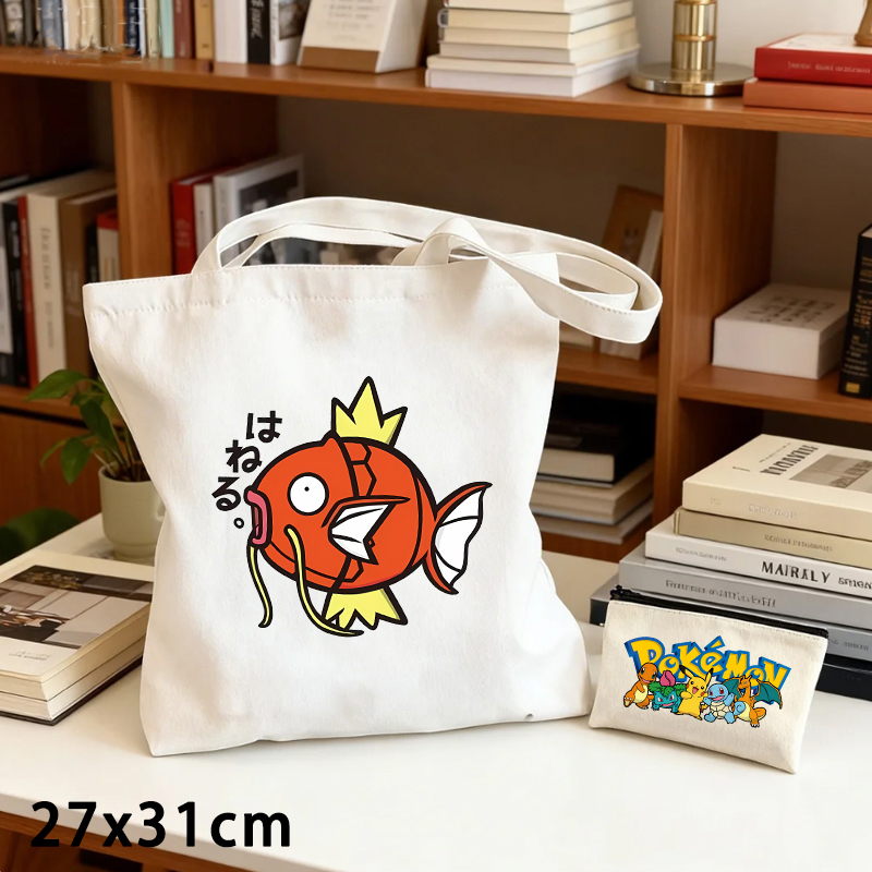 Women'S Bags Everyday - 2-delige Pokémon canvas tas en portemonnee