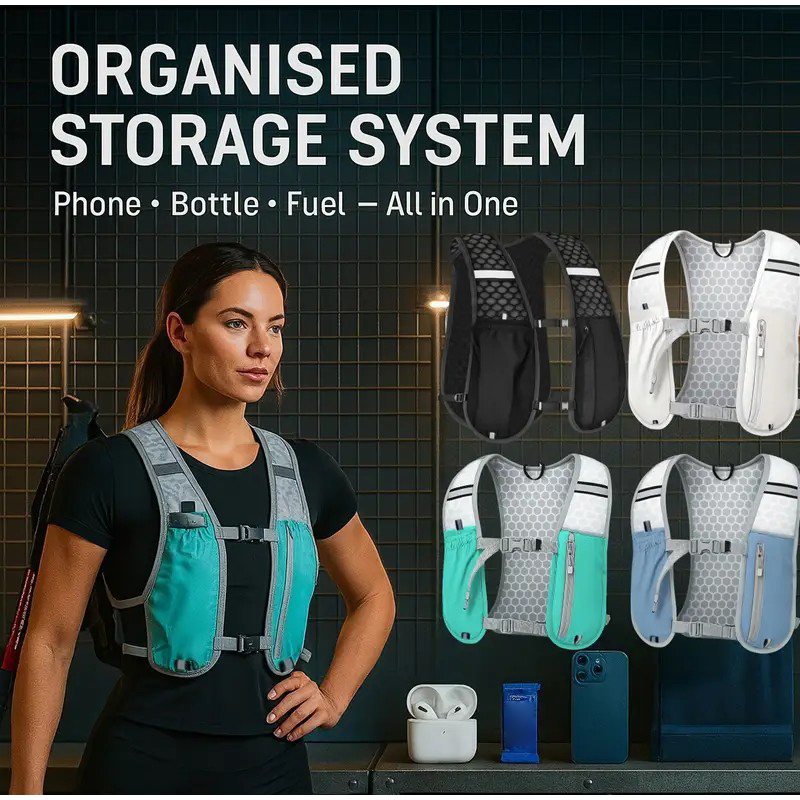 Women Bags Polene - Lichtgewicht hardloopvest met telefoonvak, ademende hydratatie