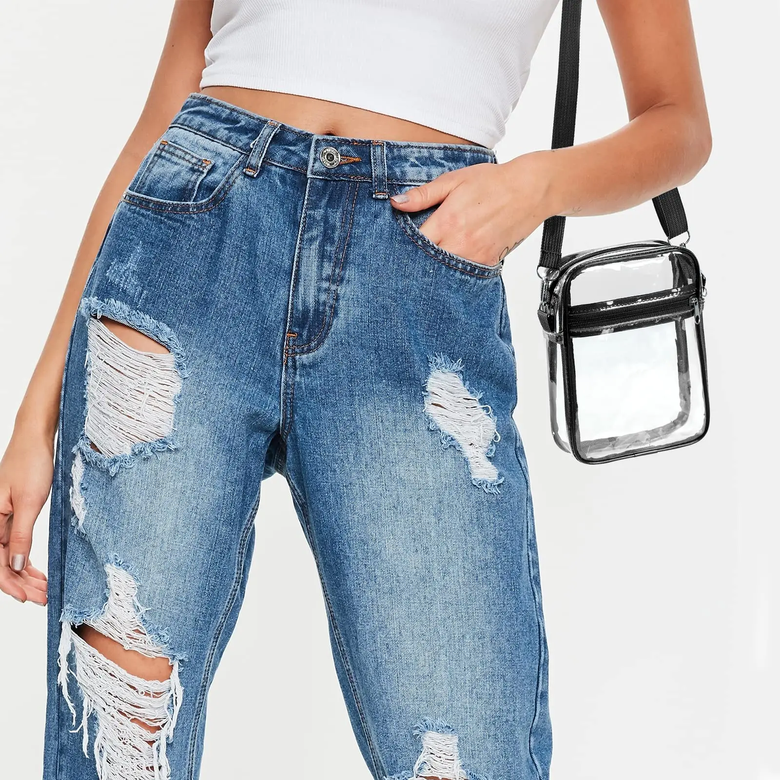 Dames doorzichtige schoudertas - Women Bags Polene recensie en prijs