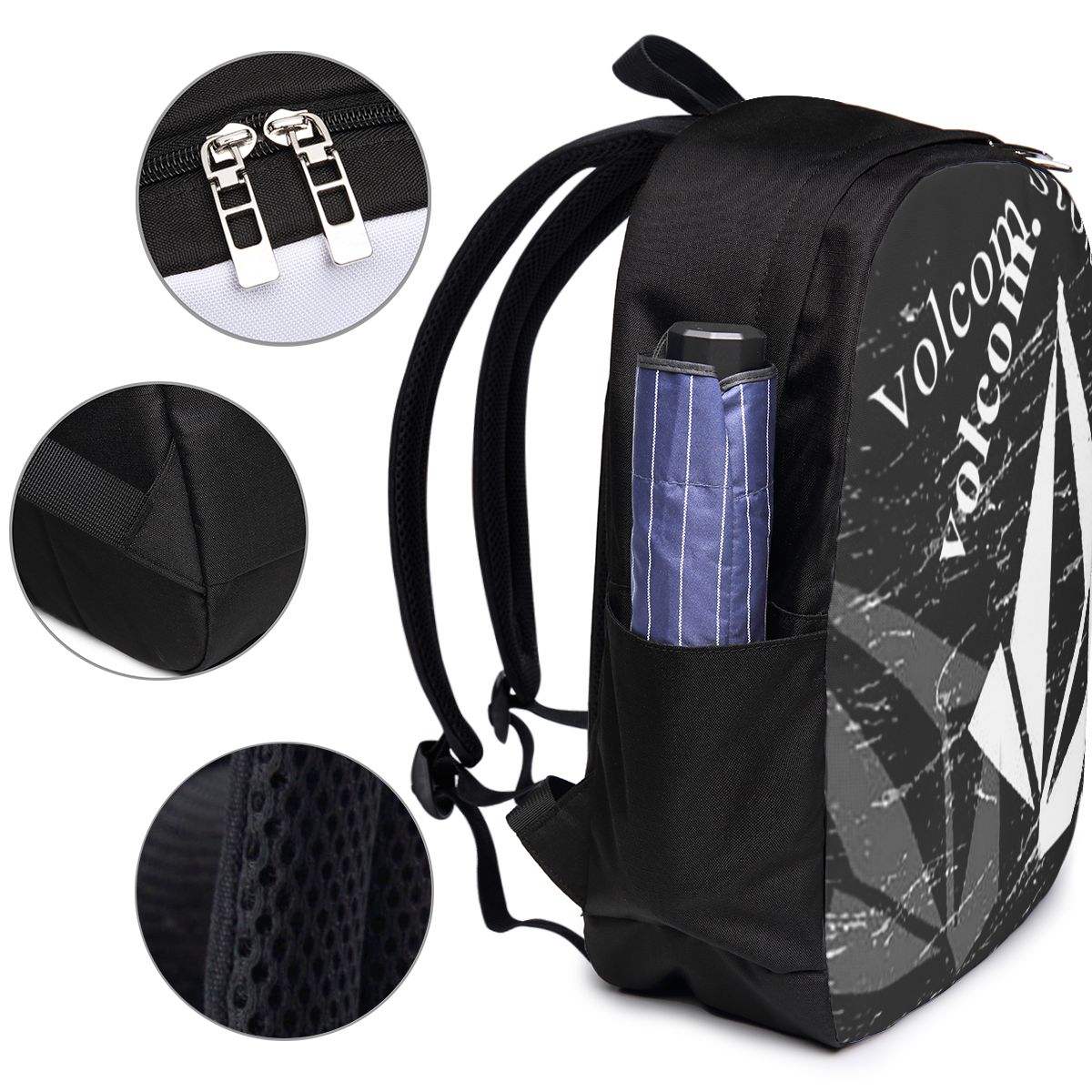 V-Volcom Logo Rugzak Reisnoteb - Women Bags For College recensie en prijs