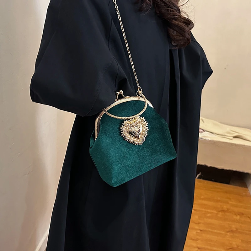 Kettingen Fluwelen Frame Hart  - Women Bags Discount recensie en prijs