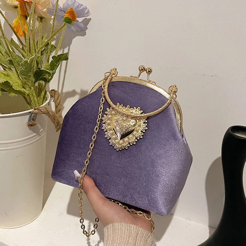 Kettingen Fluwelen Frame Hart  - Women Bags Discount recensie en prijs