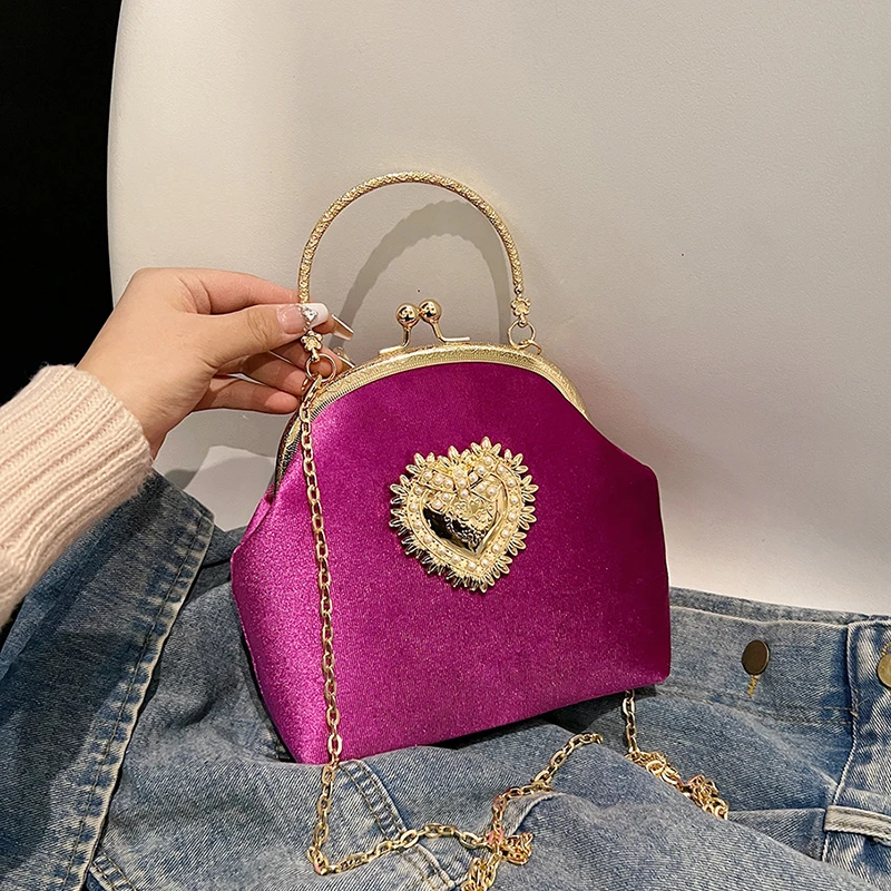 Kettingen Fluwelen Frame Hart  - Women Bags Discount recensie en prijs
