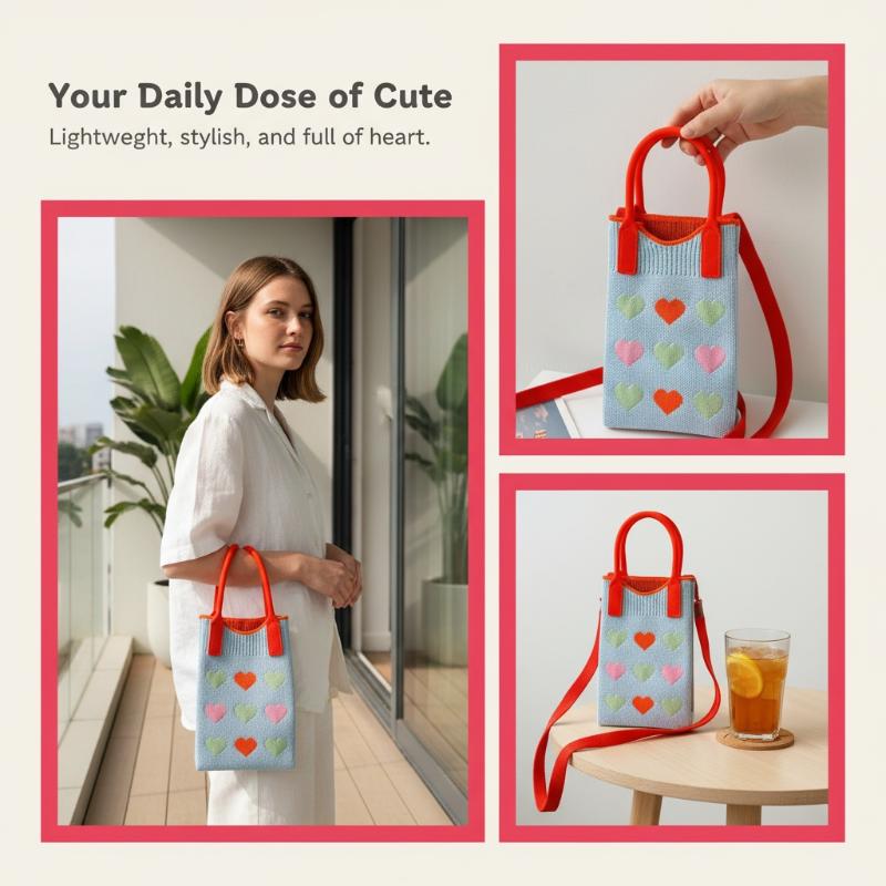 Modieuze gebreide mini-schoude - Women'S Bags Everyday recensie en prijs