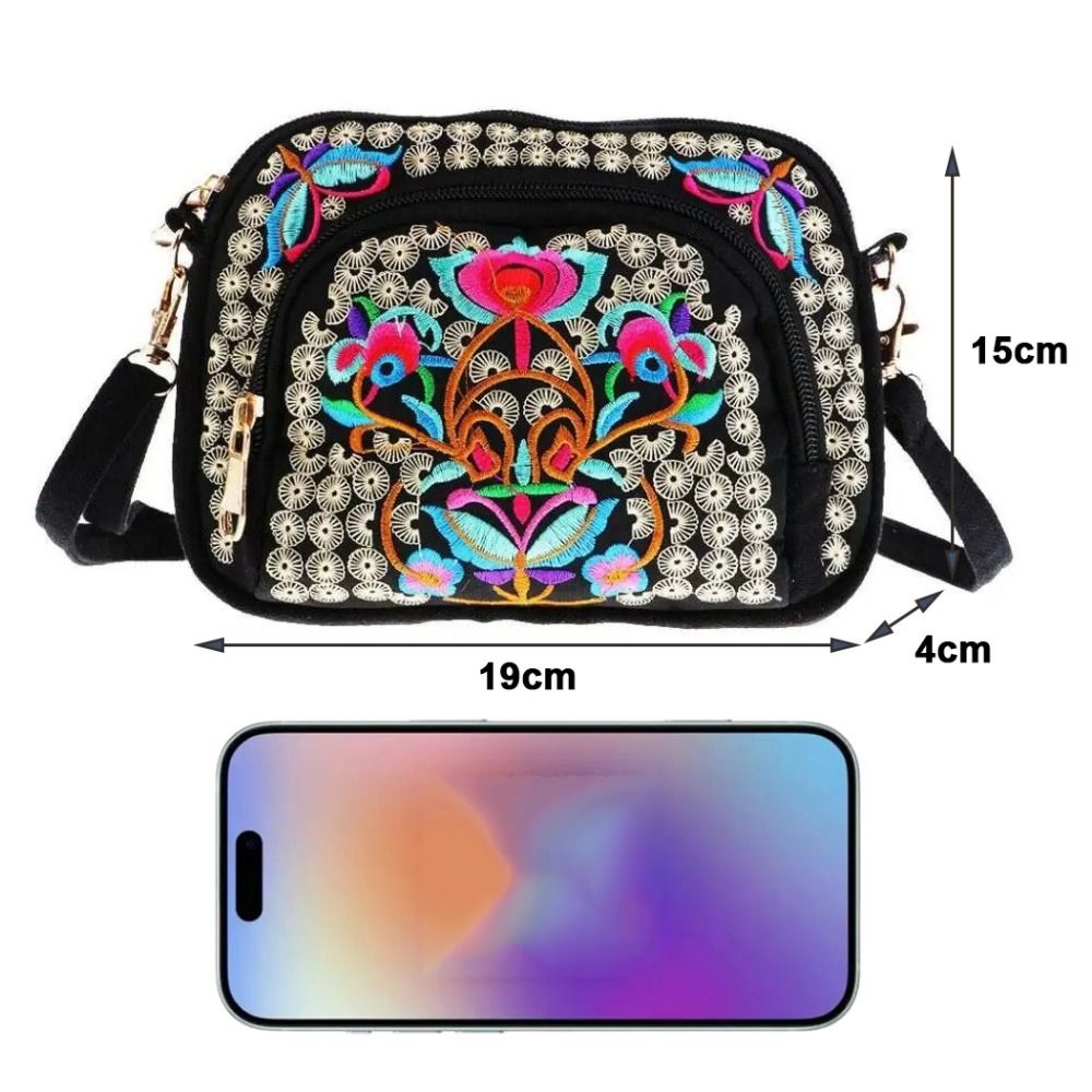 Vintage bloemen geborduurde da - Women Bags In Amazon recensie en prijs